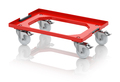 AUER Packaging Kompaktowy wózek transportowy z systemem łączenia i kółkami poliamidowymi RO V 64 PAX FE Propozycja 1